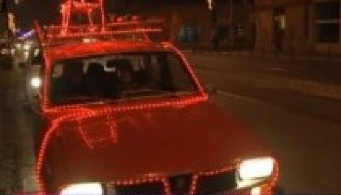 Daciával jár a Télapó Romániában