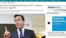 Cameron távol tartaná a szegényeket a ködös Albiontól