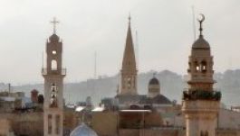 Készülnek a karácsonyra Betlehemben