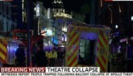 Leszakadt a mennyezet egy londoni színházban