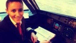 Egy román hölgy a Wizzair egyetlen női pilótája
