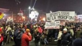 Újabb tüntetés volt Bukarestben a Btk.-módosítás ellen