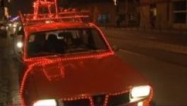 Daciával jár a Télapó Romániában