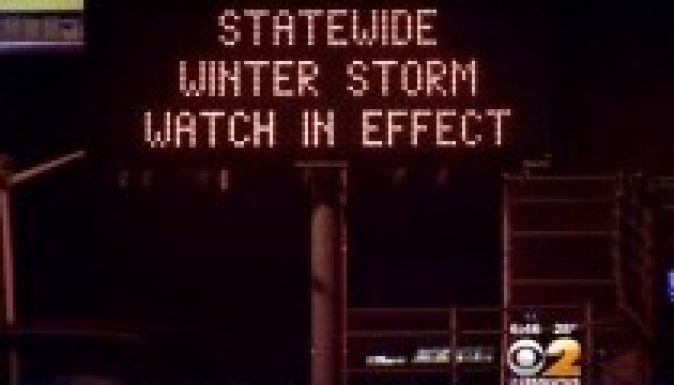 Gigantikus hóvihar közelít New York és Boston felé