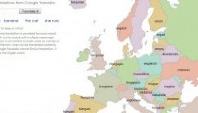 Ilyent még nem láttál: interaktív európai szófordító térkép