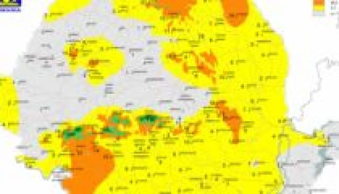 Sorra zárják le az utakat a hó miatt Romániában