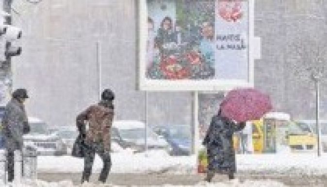 Sarki hideg váltja a hóviharokat Romániában