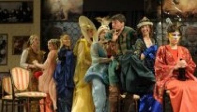 Sztánai farsangozók a Nem élhetek muzsikaszó nélkül című előadáson