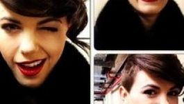 Oldalt felnyírta hosszú barna haját Csobot Adél