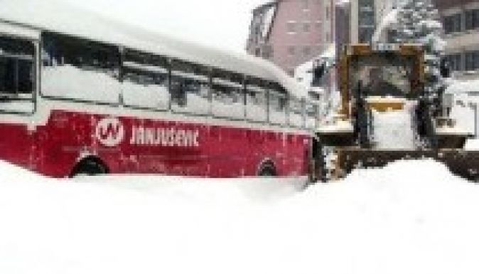 Megbénította Vajdaságot a rendkívüli havazás