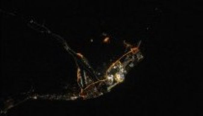 Így világítanak szocsi olimpia fényei az űrből