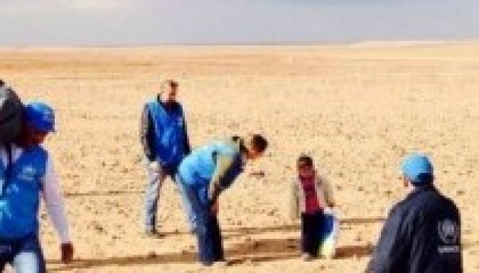 Eltévedt szíriai menekült kisfiúra találtak a sivatagban