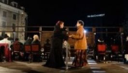 Szabadtéri előadást tartottak a bukaresti zsidó színház épületéért