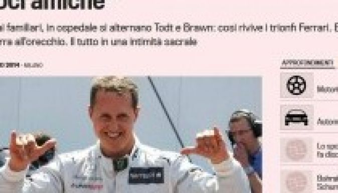 Sajtóhír: Michael Schumacher önállóan lélegzik