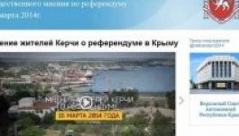 Orosz domain alatt fut a krími népszavazás honlapja