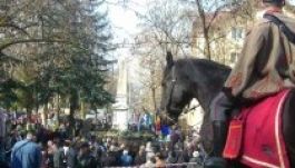 Először léphettek huszárok Marosvásárhely területére
