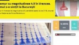 Újabb földrengés Vranceában: megszeppentek a bukarestiek