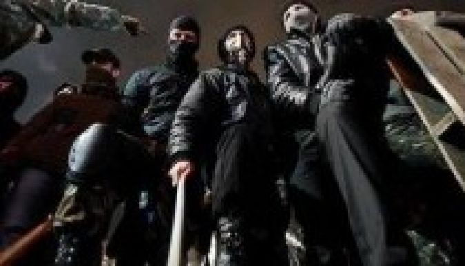 Lövöldöztek Kijevben a Jobboldali Szektor tagjai