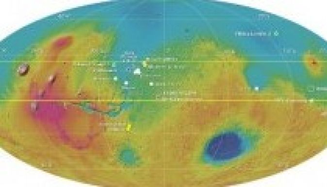 Keresik a Mars-járó leszállóhelyét