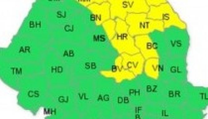 Két napig ömleni fog az eső Székelyföldön is
