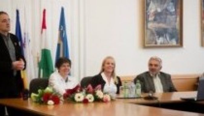 Miklós Editet köszöntötte szülővárosa, Csíkszereda