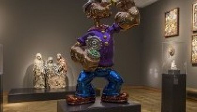 Elárverezik Popeye kétméteres szobrát