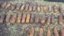 Háborús lövedékek kerültek elő a föld alól Szovátán