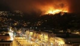 Katasztrofális erdőtűz pusztít Chilében