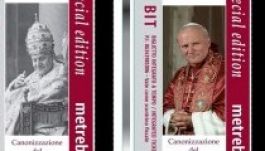 XXIII. János és II. János Pál a római tömegközlekedési jegyeken