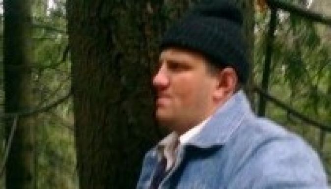 Medvelesen készített selfie-t a Kolozs megyei csobán