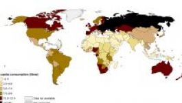 Románia is „fekete folt” a WHO alkoholtérképén