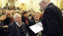 Budapesten köszöntötték a 85 éves Kányádi Sándort