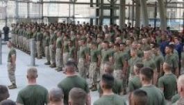 Amerika tengerészgyalogosokat küldött Dél-Olaszországba