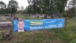 Kegyeletsértő választási banner jelent meg Szatmár megyében