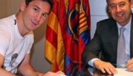 Messi aláírta új szerződését a Barcelonával