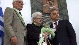 Puskás Ferenc-emléktáblát avattak Görögországban