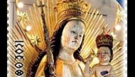 Mária-szobros Székelyföld-bélyeg jelenik meg a búcsúra