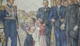 Hetven évig befalazott Horthy-falfestmény került elő Kecskeméten