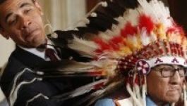 Indián rezervátumot látogatott meg Obama