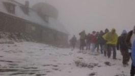 Kissé megbolondult az időjárás Romániában (VIDEÓ)