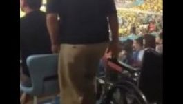 Kerekes székes drukker sétálgatott a Maracanában (VIDEÓ)