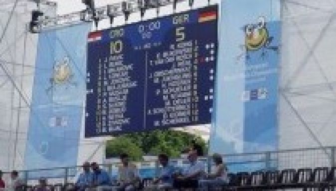 Horvát győzelemmel kezdődött a budapesti vízilabda-Eb