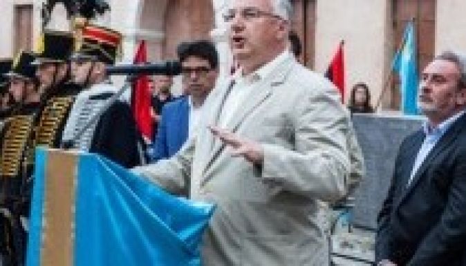 Újabb székely zászlókat vontak fel Kézdivásárhelyen