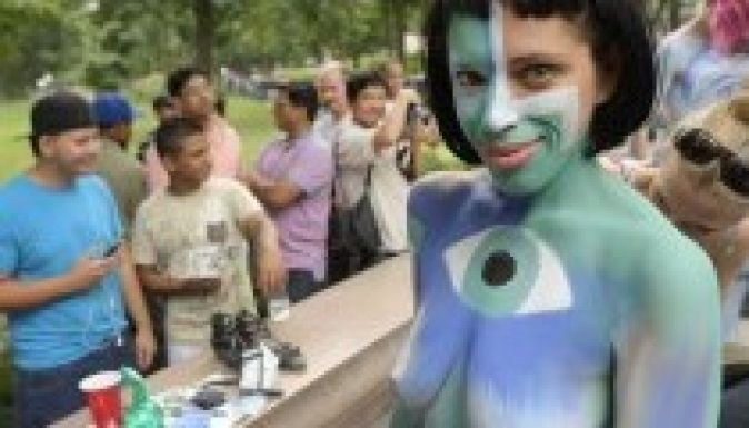 Egész New-York bámulhatta a testfestők munkáját (GALÉRIA)