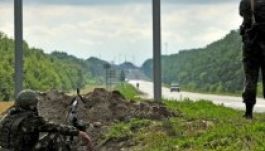 Lövedékek csapódtak be egy dél-oroszországi határátkelőhelyen