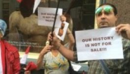 Eladtak egy ókori egyiptomi szobrot Angliában, nagy a felháborodás