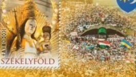 Szász Jenő bemutatta az első székely bélyeget