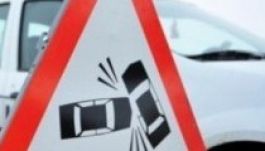 Láncbaleset történt Kézdivásárhely bejáratánál