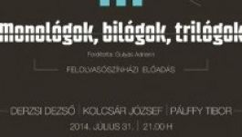 Monológok, bilógok, trilógok a sepsiszentgyörgyi Tein Teátrumban