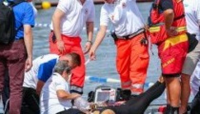 Majdnem megfulladt egy versenyző az úszó Eb nyíltvízi számában